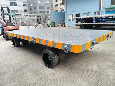 25噸重型平板拖車 重型牽引環(huán)工具拖車